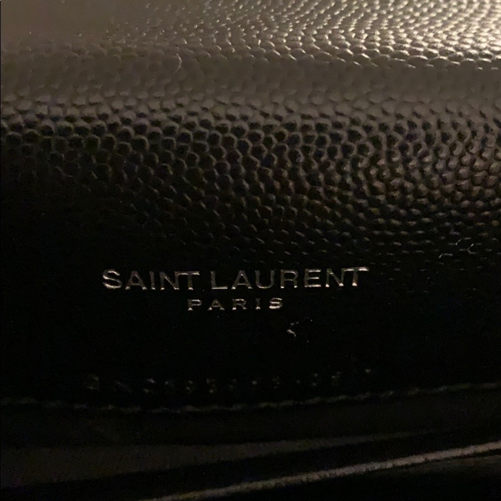 Authentic YSL Black Shoulder Bag!